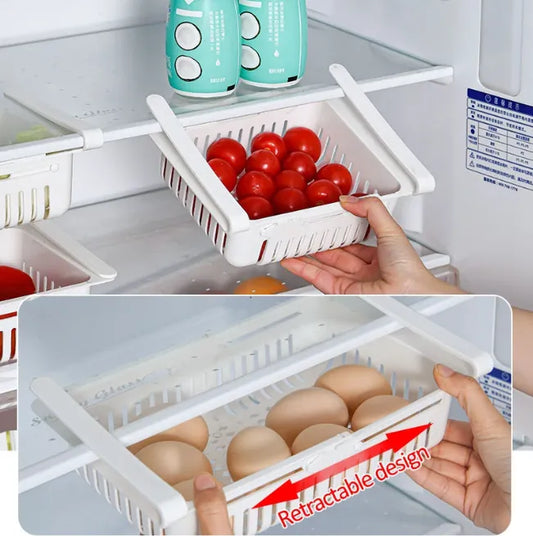 Adjustable Kitchen Fridge Storage/ Rack Home Organizer (PACK OF THREE)