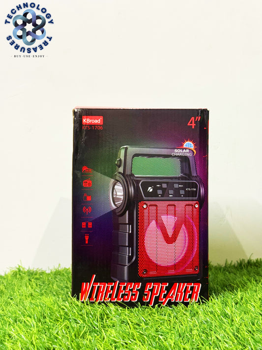 KTS 1706 Wireless Portable Solar Speaker