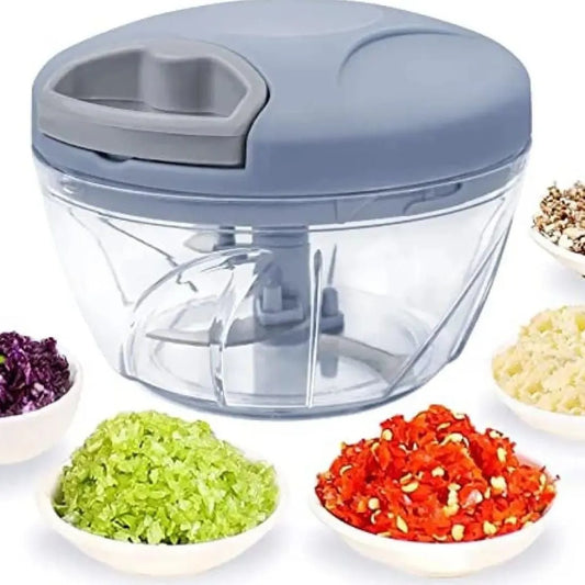 Mini Speedy Chopper Manual Hand Pull Vegetable & Meat Mini Turbo Cutter