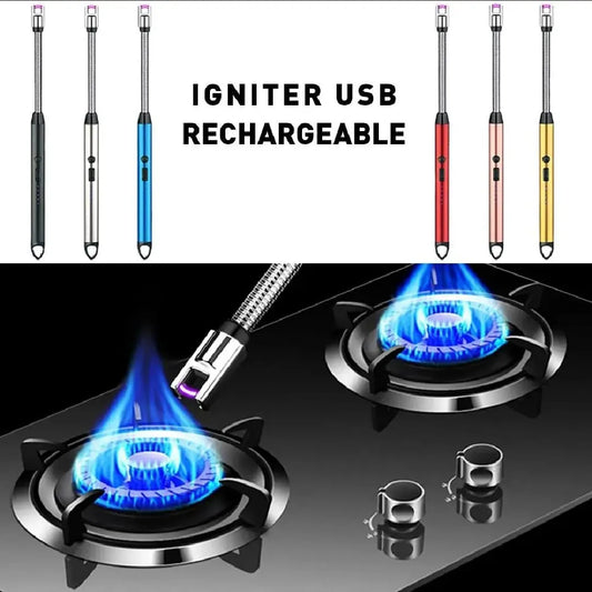Rechargeable Electric USB Lighter Stove Lighter Long Neck Led Best Quality