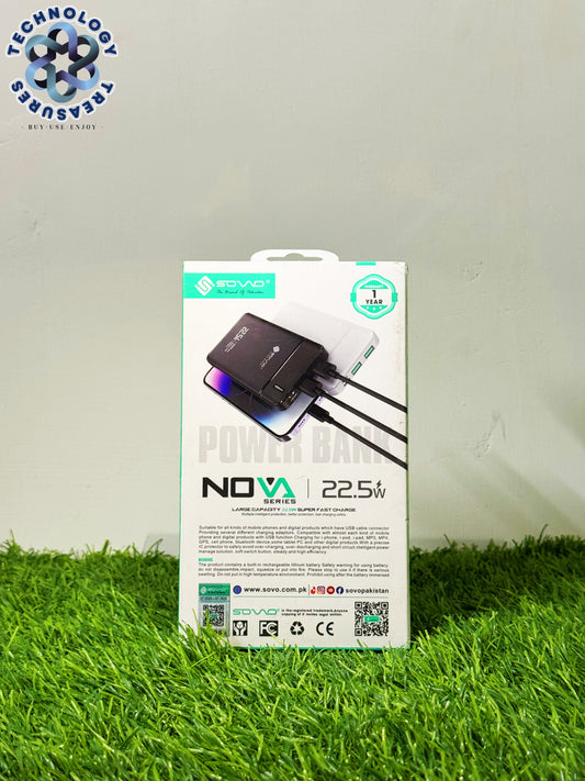 NOVA {SPB-606} POWERBANK 22.5 10,000 MAH